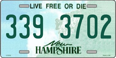 NH license plate 3393702