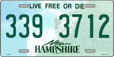 NH license plate 3393712
