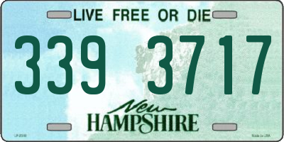 NH license plate 3393717