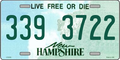 NH license plate 3393722