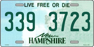 NH license plate 3393723