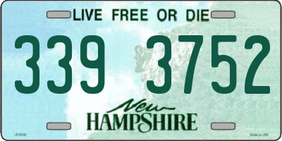 NH license plate 3393752