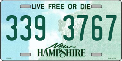 NH license plate 3393767