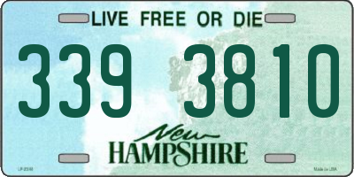NH license plate 3393810