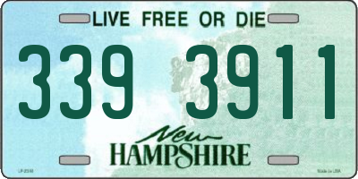 NH license plate 3393911