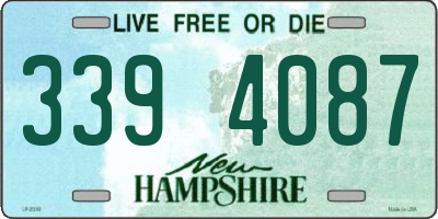NH license plate 3394087