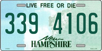 NH license plate 3394106