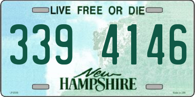 NH license plate 3394146