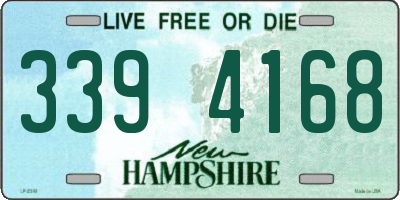 NH license plate 3394168
