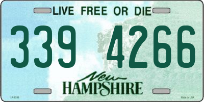 NH license plate 3394266
