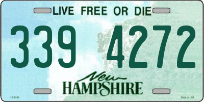NH license plate 3394272