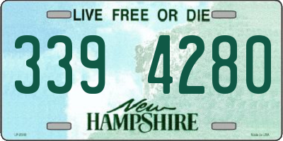 NH license plate 3394280