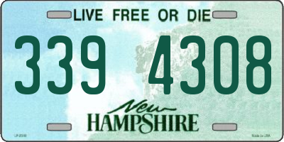 NH license plate 3394308