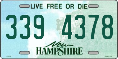 NH license plate 3394378