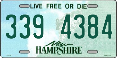 NH license plate 3394384