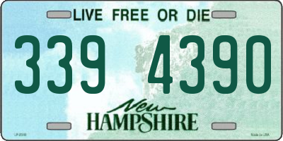 NH license plate 3394390
