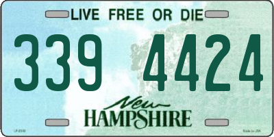 NH license plate 3394424