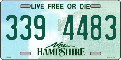 NH license plate 3394483