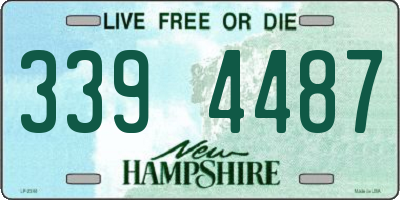 NH license plate 3394487