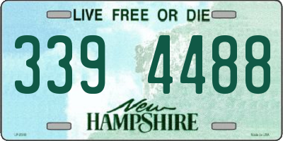 NH license plate 3394488