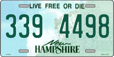 NH license plate 3394498