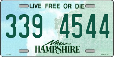 NH license plate 3394544
