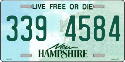 NH license plate 3394584