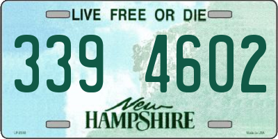NH license plate 3394602