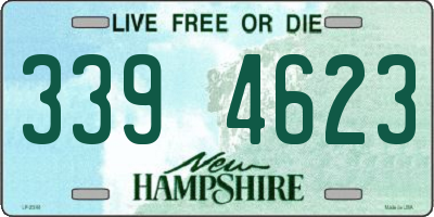 NH license plate 3394623
