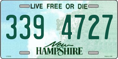 NH license plate 3394727