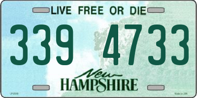 NH license plate 3394733
