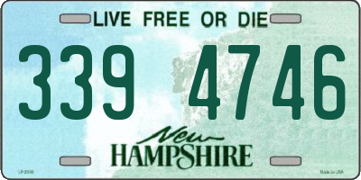 NH license plate 3394746