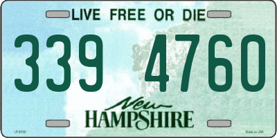 NH license plate 3394760