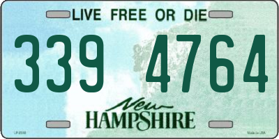 NH license plate 3394764