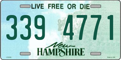 NH license plate 3394771
