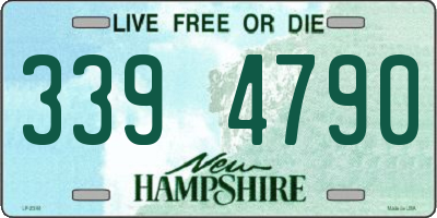 NH license plate 3394790