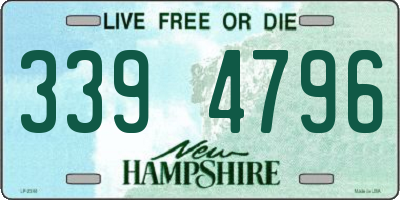 NH license plate 3394796