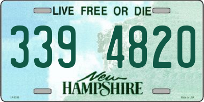 NH license plate 3394820