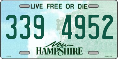 NH license plate 3394952