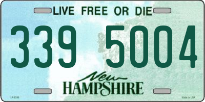 NH license plate 3395004