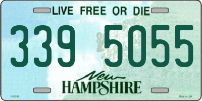 NH license plate 3395055
