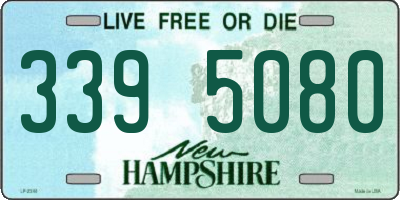 NH license plate 3395080