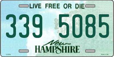 NH license plate 3395085