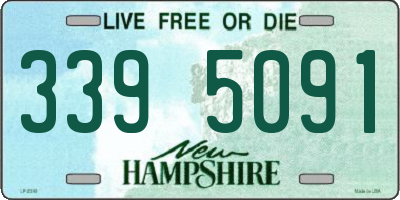 NH license plate 3395091