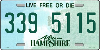 NH license plate 3395115