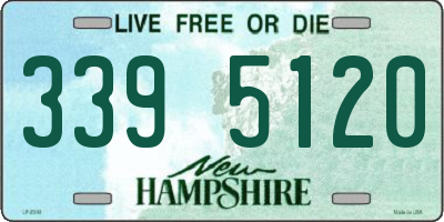 NH license plate 3395120