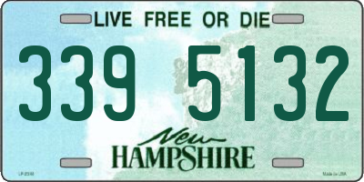 NH license plate 3395132