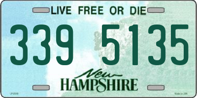 NH license plate 3395135