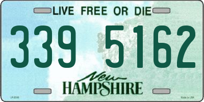 NH license plate 3395162