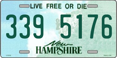 NH license plate 3395176